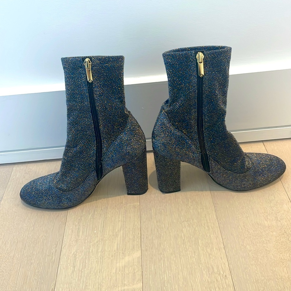 Sam Edelman glittery sock booties size 8